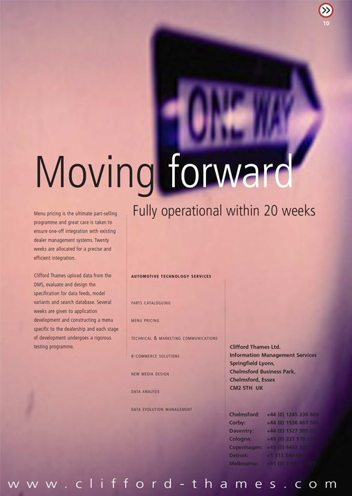 PDF brochure for Clifford Thames MIPS (Menu Pricing) project. 2002